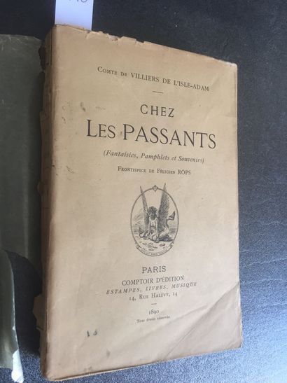 null VILLIERS de L'ISLE-ADAM: Chez les Passants (fantasies, pamphlets and souvenirs)....