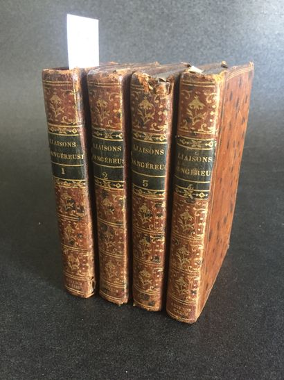 null CHODERLOS de LACLOS: Les Liaisons Dangereuses. Geneva (Cazin), 1801. 4 vols....