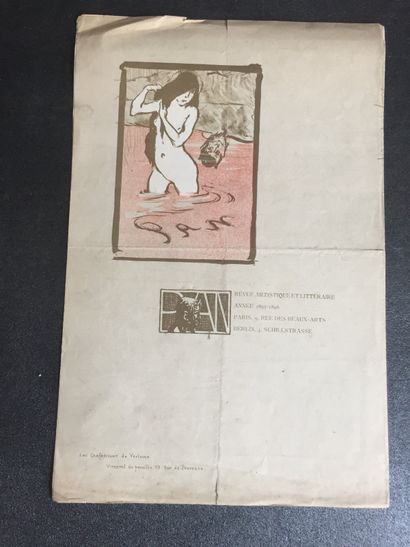 null Maurice DUMONT: Lithographie originale pour l'Œuvre Brand d'Ibsen. 4 pages (dont...