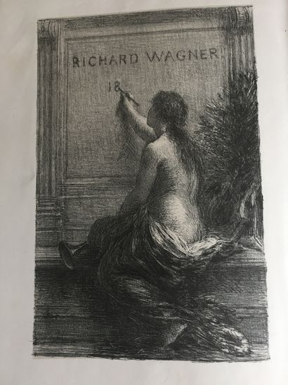 null JULLIEN (A.) Richard Wagner, sa vie et ses oeuvres Ouvrage orné de 14 lithographies...