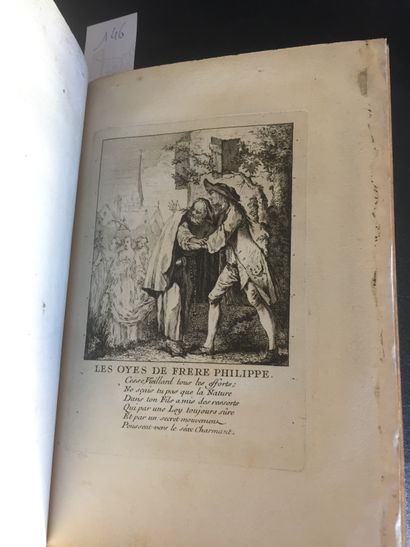 null COCHIN : Sujets tirés des Contes de La Fontaine et de Molière, dessinés et gravés...