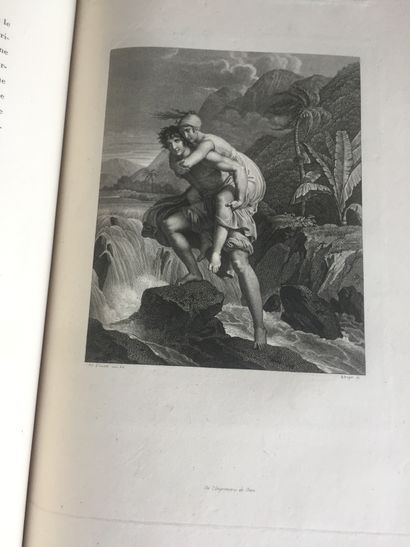 null BERNARDIN de SAINT-PIERRE: Paul et Virginie. Didot l’Aîné, 1806. Grand in-folio...