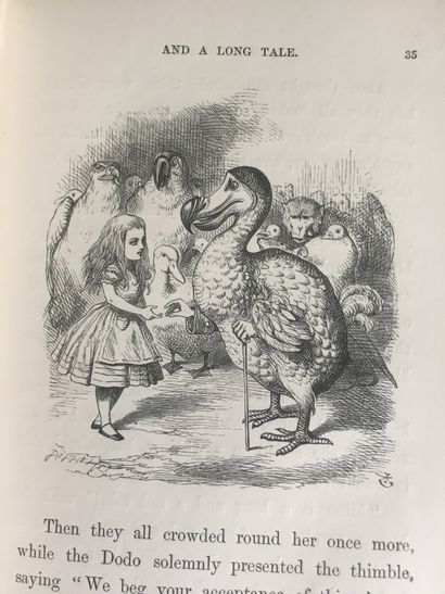 null CARROLL (Lewis) : Alice’s adventures in Wonderland. Londres, Macmillan and co,...