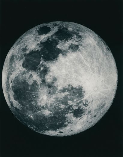 NASA NASA. Astronomie. Parfaite photographie de la Lune réalisée depuis le MONT WILSON...