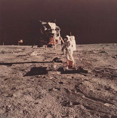 NASA Nasa. Historic Apollo 11 mission. During the famous "Moon Walk", astronauts...