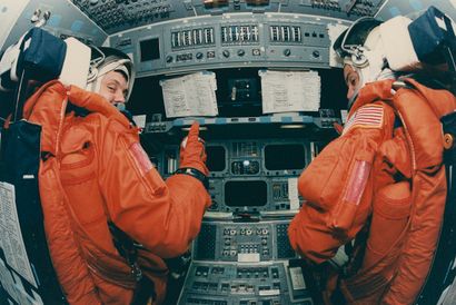NASA NASA. Interior view of the cockpit of Space Shuttle ENDEAVOUR (Mission STS-88)...
