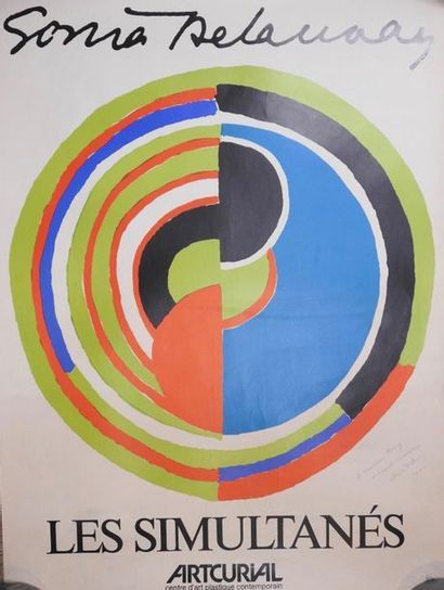 null Sonia Delaunay (1885-1979) d’après

Affiche pour l’exposition Les Simultanés...