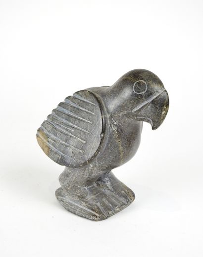 null Perroquet stylisé en pierre sculptée

Style Gabon

H 18 cm