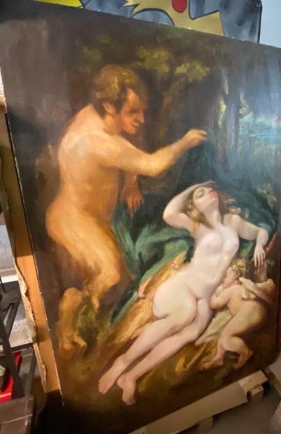 null Ecole française du début du XIXème siècle 

Scène mythologique 

Huile sur toile

191...