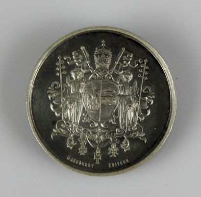 null Médaille papale représentant Pie IX 1860