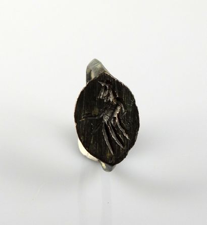 null Ring with a stylized representation of Zeus

Bronze Finger size 57

Roman p...