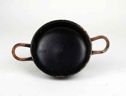null Kylix à anses de couleur noire

Terre cuite 19 cm

Grèce V-IV ème siècle avant...