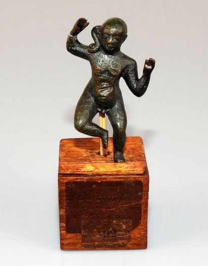 null Statuette représentant Horus Harpocrate dansant coiffé de la mèche de l'enfance...