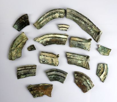 null Bronze Age smelter's deposit including sickle elements, and a dagger blade

Presumably...