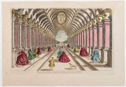 null DENMARK. "Perspective view of the Royal Gallery of COPENHAGEN leading to the...