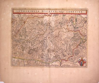 null 17th century map : LA LOTHARINGIE. Lotharingia ducatis, vulgo LORRAINE. Amsterdam,...