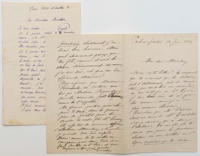 Edmond DUBOIS (1822-191) Astronome et hydrographe. Letter A.S., POUL-AR-FEUNTEUN...