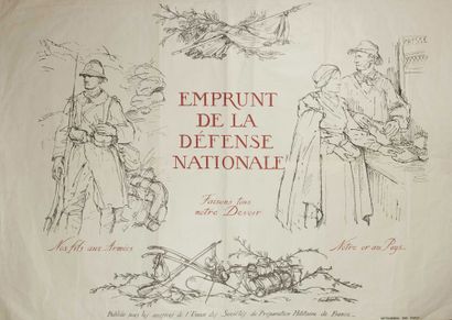 null Bernard NAUDIN. EMPRUNT DE LA DÉFENSE NATIONALE : «FAISONS TOUS NOTRE DEVOIR,...