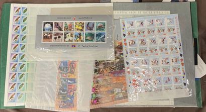 null 15 Binders Stamps of the 5 Continents in BF, Blocks, 1st Day, Envelopes or Souvenir...