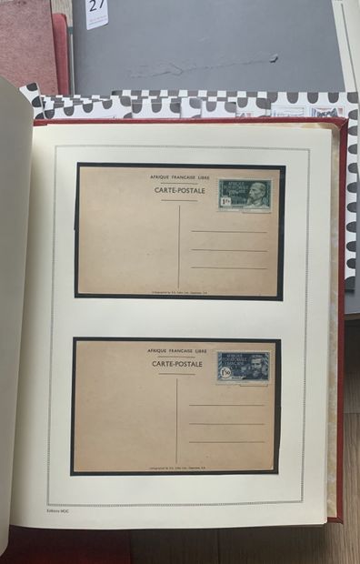 null 9 Albums French Colonies including Cameroon (block of 4), Monaco, Congo, New...