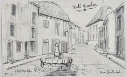 null French school of the 20th century

The Berthelot Street

Graphite drawing on...