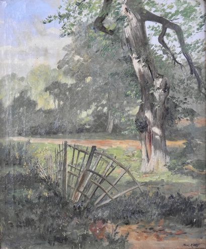 null Paul Mery (1850-?)

Paysage aux arbres

Huile sur toile, signée en bas à droite

45...