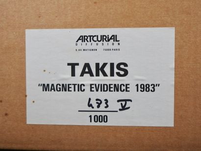 null Vassilakis Takis (1925 - 2019) 

Magnetic evidence, 1983 

Gilt bronze proof,...