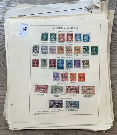 null 1 Collection French Colonies including Col. General, Mémel, Alexandire, Monaco,...