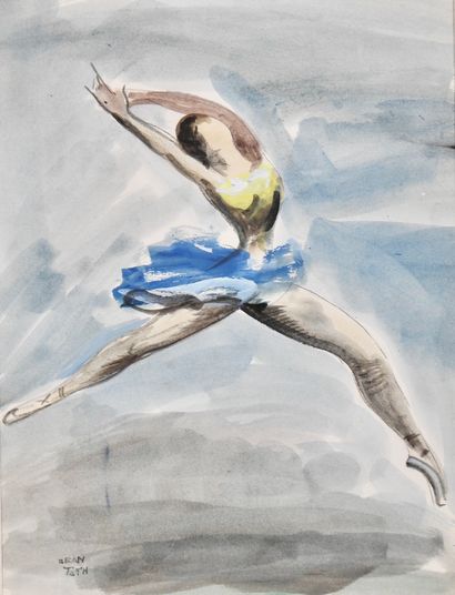 null Jean Toth (1899-1997)

Miss Rosella Hightower, "Salome", Monte Carlo Ballet

Watercolour...