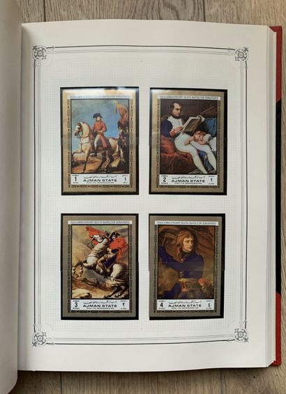 null 3 Albums YT Napoleon theme. SM and Modern period + 1st day + Gold stamps. *...