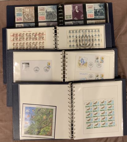 null 15 Binders Stamps of the 5 Continents in BF, Blocks, 1st Day, Envelopes or Souvenir...