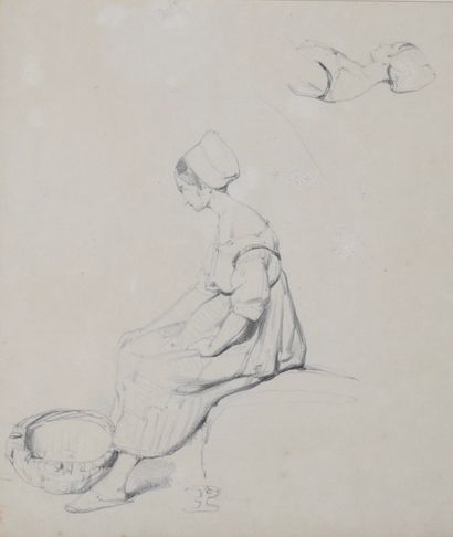 null Eugène Le Poittevin (1806-1870)

Study of a Young Woman in Profile

Graphite...