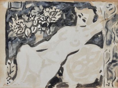 null Emilio Grau-Sala (1911-1975)

Femme allongée

Encre de chine et lavis, signé...