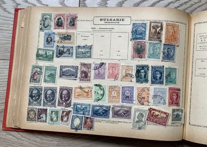 null 1 Album Maury Stamps of the Whole World including Old French and English possessions,...