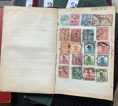 null 10 World Stamp Albums including Switzerland, USA, Yugoslavia, Vatican, Ex-French...