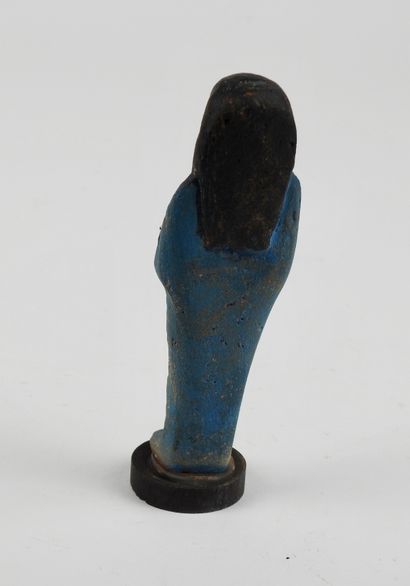 null Oushebti, terracotta with blue and black highlights, New Empire style, as is.

H...