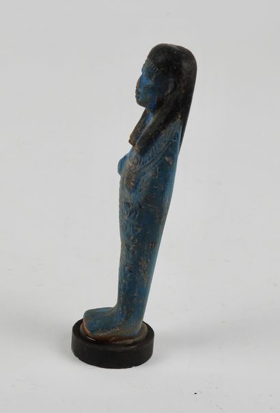 null Oushebti, terracotta with blue and black highlights, New Empire style, as is.

H...