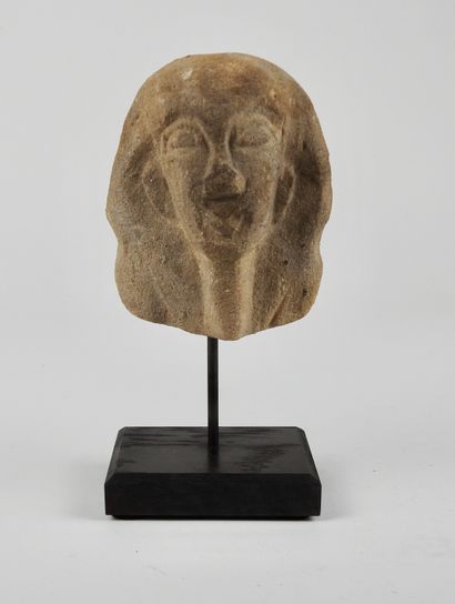 null Head with a long beard.sandstone.style.as is.

H :11cm.