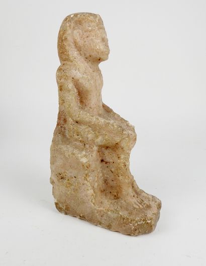 null Pharaoh. Alabaster. 

In the state. H 30 cm