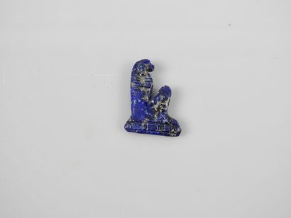 null Babouin. Incrustation en lapis lazulis

Basse Epoque 665-332 av JC

Probablement...