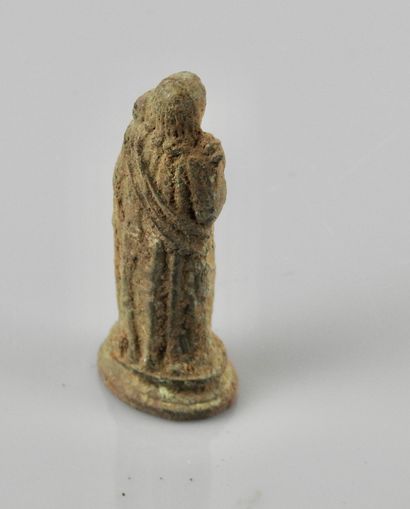 null -Vierge ex voto.Bronze.

Circa XVI-XIXès.H:4cm.