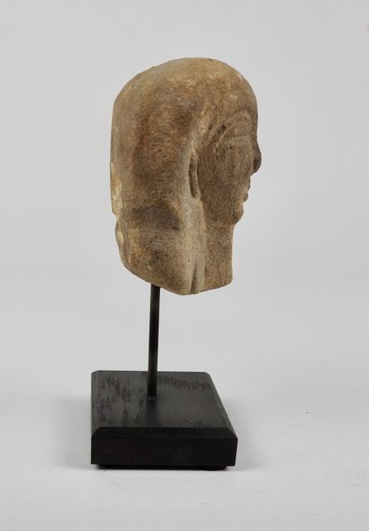 null Head with a long beard.sandstone.style.as is.

H :11cm.