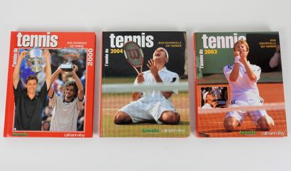 Tennis. Couvercelle. Three copies of the...