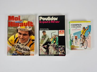 null Cyclisme. Trois importantes biographies de champions. a) "Moi, Bernard Hinault",...