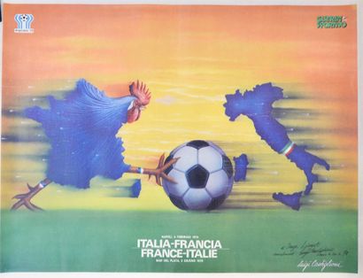 Football. Mondial 78. France. Italie. Platini....