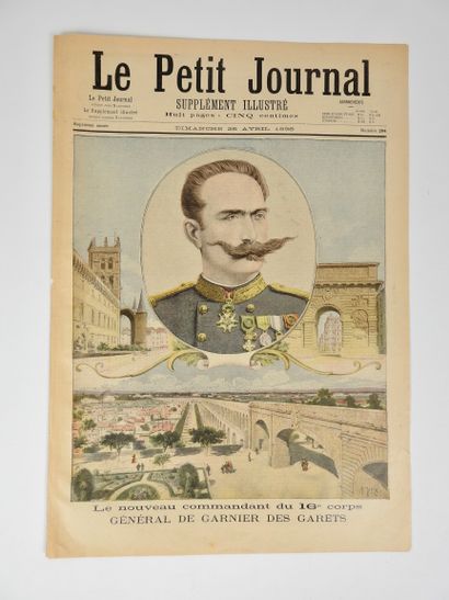 null Jeux Olympiques Athènes 1896. Numéro du Petit journal illustré du 26 avril 1896,...