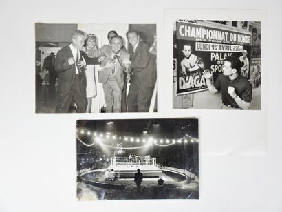 Boxing. Pictures. Circus Amar. Dauthuille....