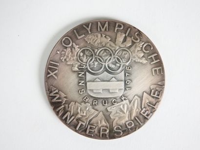 Jeux Olympiques. INNSBRUCK médaille de participant...