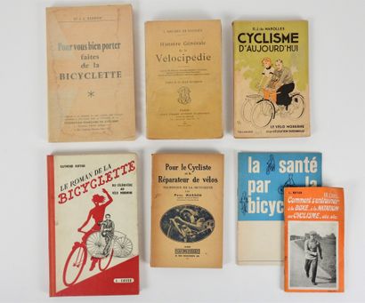 null Cycling. Historical, medical and technical literature. Eight good books: a)...