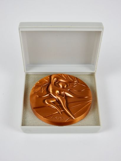 null OLYMPIC GAMES. Munich 1972. Medal. Commemorative medals in bronze, obverse,...